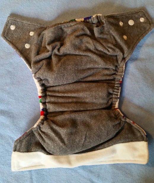 The inside of the diaper is made of Bamboo Charcoal.