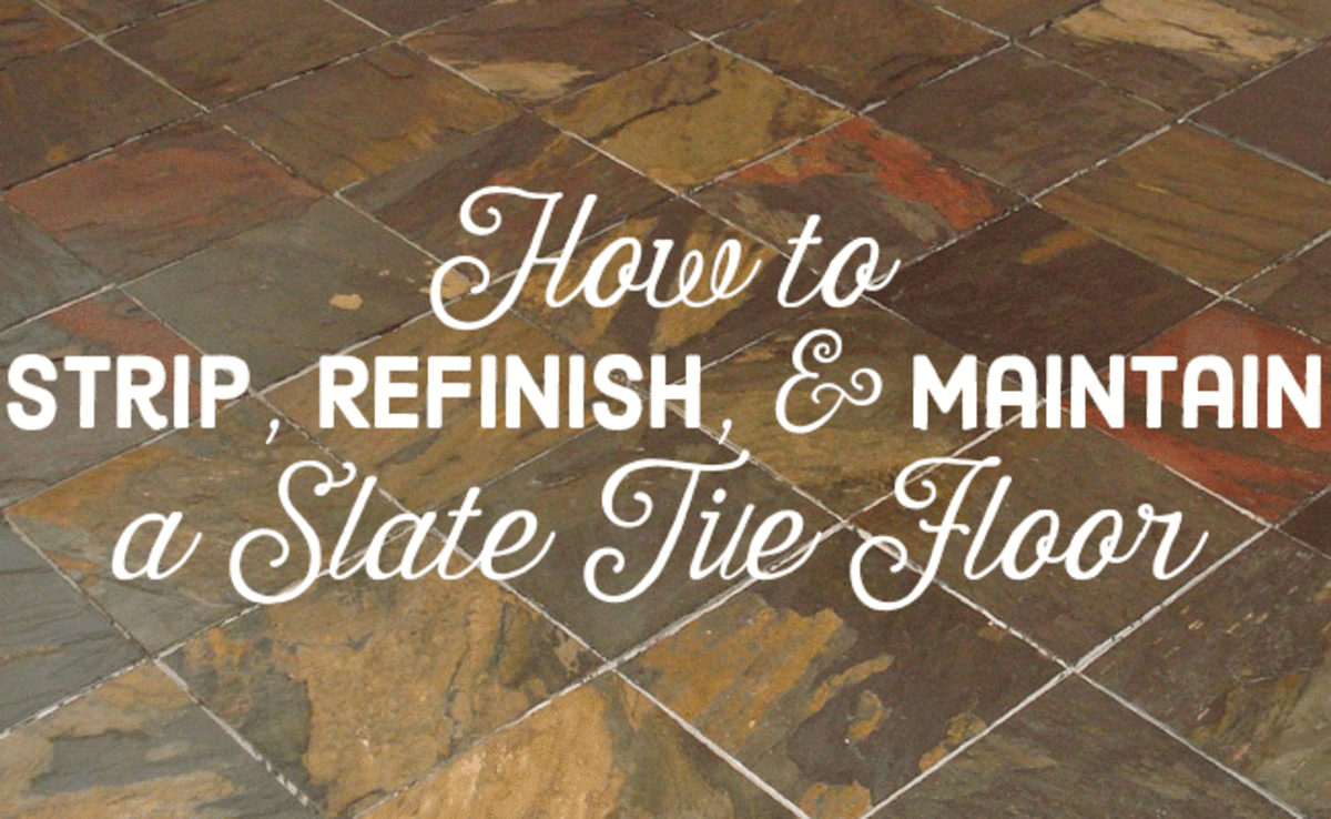 Diy How To Refinish Seal And Maintain A Slate Tile Floor