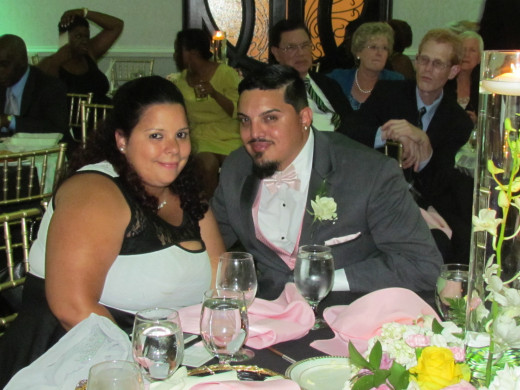 Andres Ramos, Jr., and his wife are best friends of the groom and he served as an attendant.