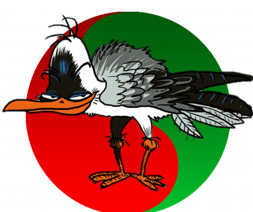 My own adaptation, I like the aging cynical piratical gull, dunno why
