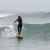 Larry 1963 10’3” Hobie, walking it Larry 1963 10’3” Hobie, walking it