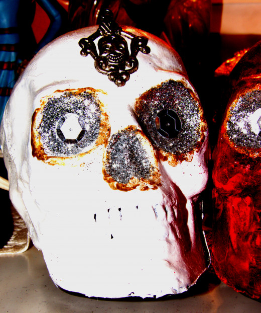 For the Aztecs that worshipped her as a lord of the day, the underworld goddess, the one who oversaw celebrations for the dead, the skulls and skeletal visage attributed to her promised abundance, life and good health. 