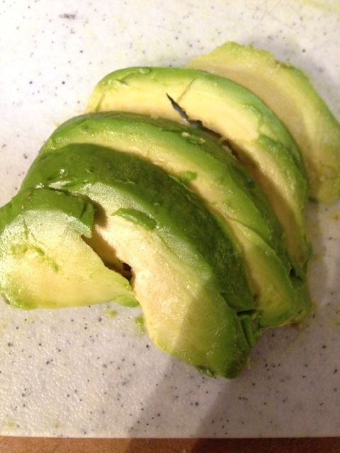 Sliced Avocados