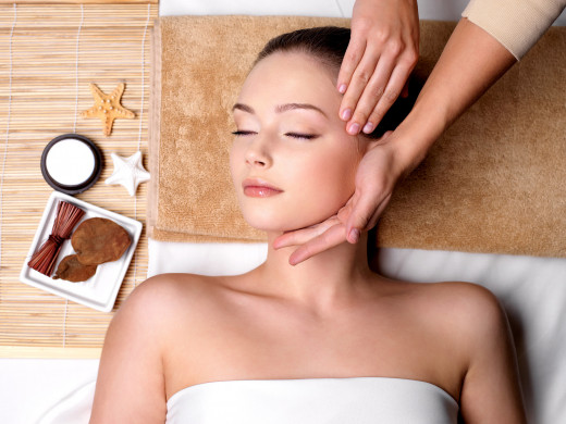 Facial skin massage