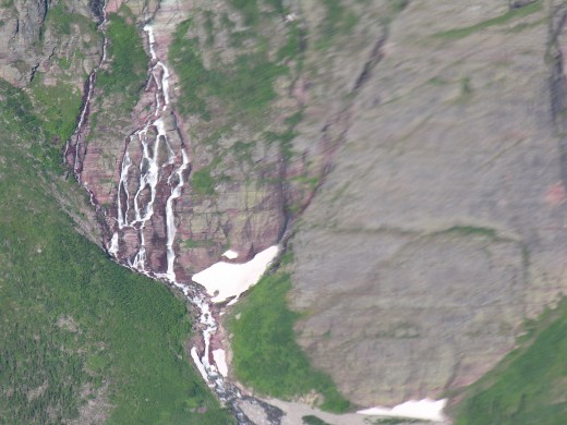 Some of the many waterfalls.