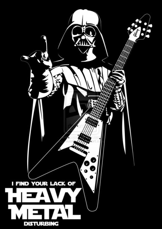 An awesome T-shirt for geeky metal fans