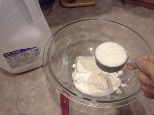 Step Three: Add your milk