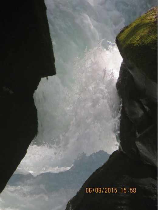 RAPIDS UNDER THE BRIDGE
