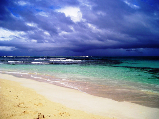 A beach in Puerto Rico.