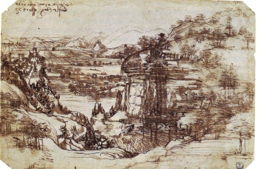 Leonardo Tuscan sketch