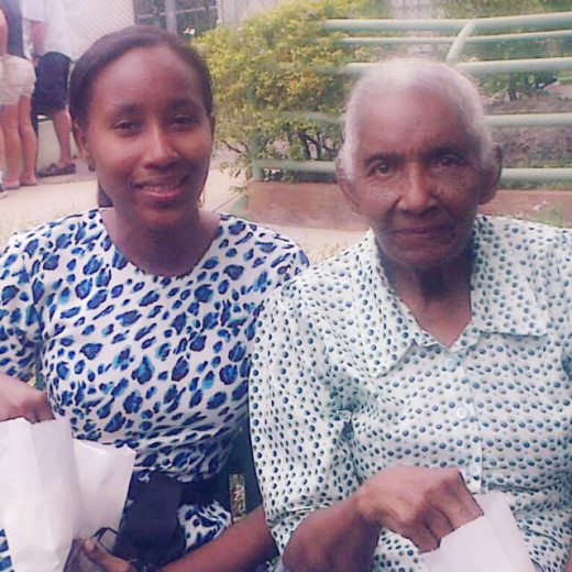 Granny and I in March 2015