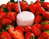 Strawberry smoothies are always on call.  Fresh or frozen, they are delicious in taste and colorful too.