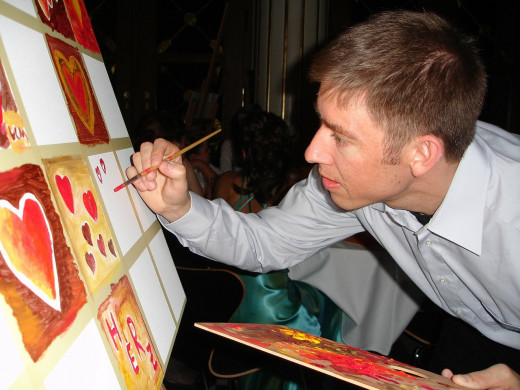 Hobbies, such as painting, can be relaxing and rewarding.  They help keep your mind off of stress.