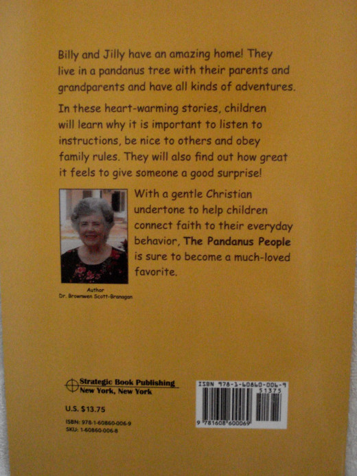 The Back Cover of 'The Pandanus People'