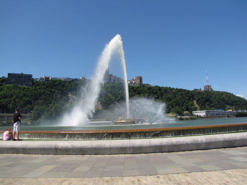 The fountain at Point State Park