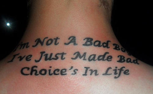 This DOES about sum it up, though (questionable punctuation aside).