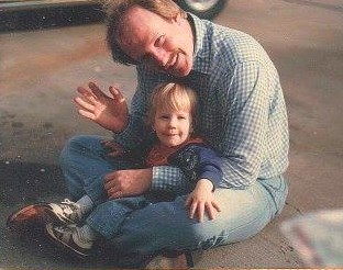 My dad and I once upon a time. 