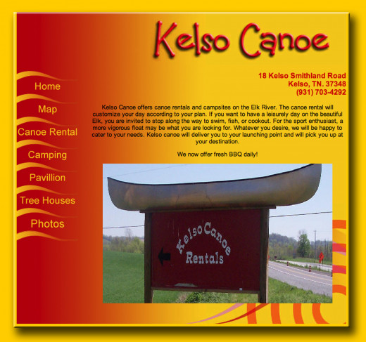 With 23 years experience and a great location right next door to one of the cleanest, free flowing rivers in the United States, Kelso Canoe Rental offers guided trips, kayak and canoe rentals, camping and transportation.