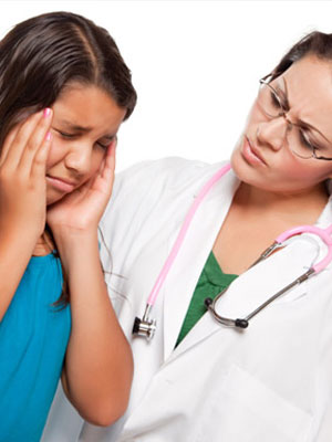 Yes dear, I know you think these headaches are being caused by watching the last episodes of Lost, but it may be a concussion!