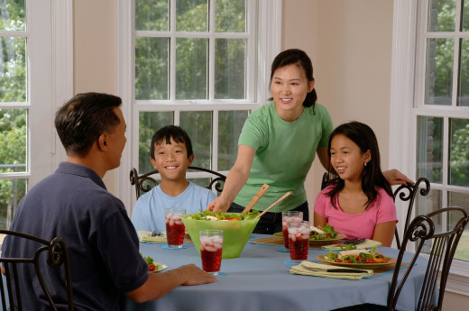 Observing family meals is a good start in learning to cook.