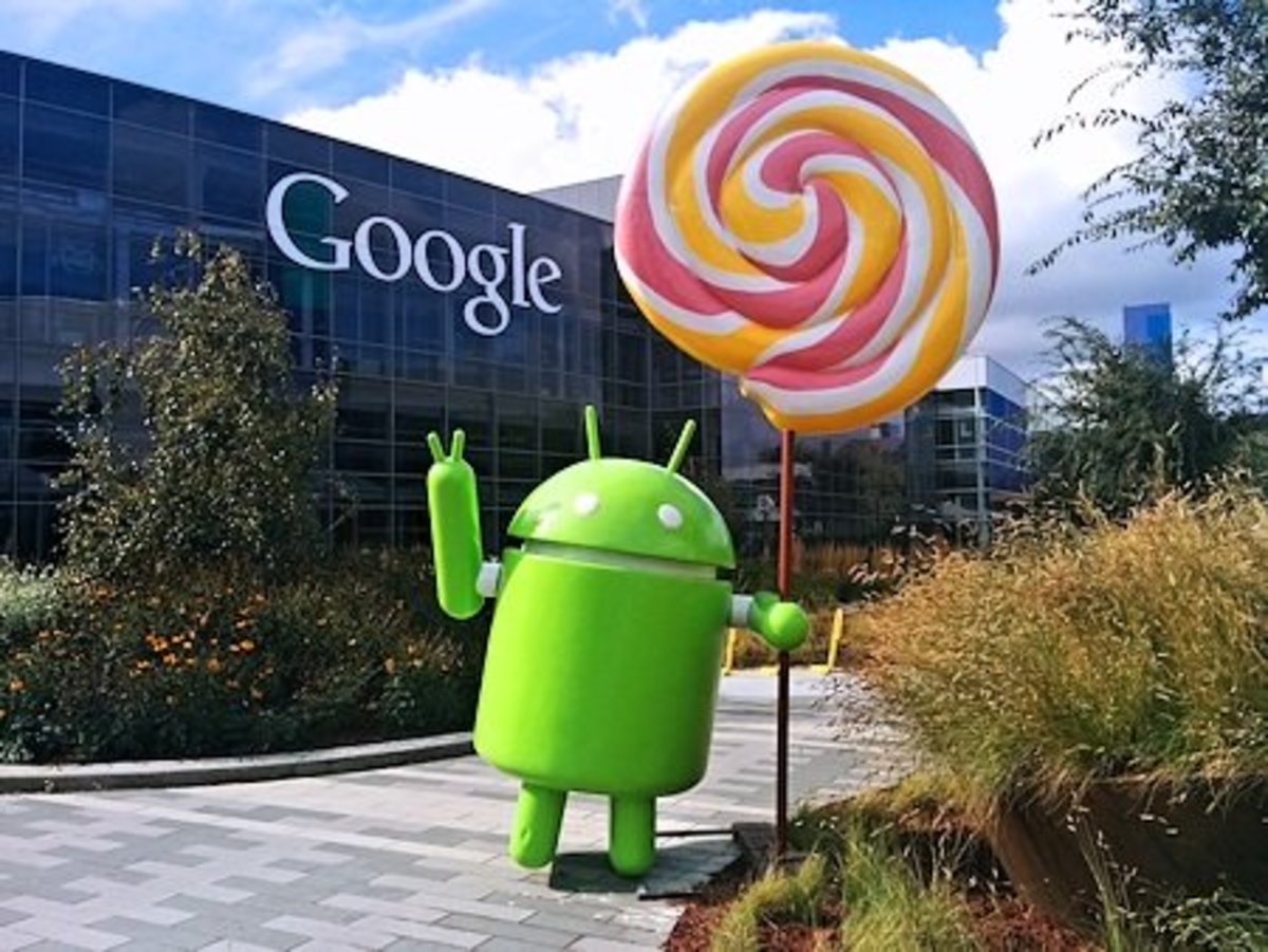 The Android lollipop on Google's campus