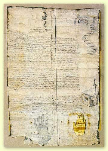 Patent of Muhammad to the Monastery of Mt. Sinai.