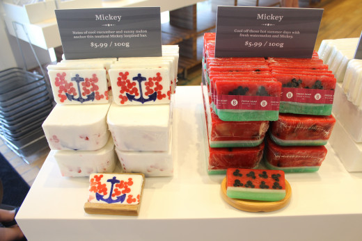 Decorated Soaps at Basin
