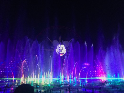 World of Color view with the premier seating.