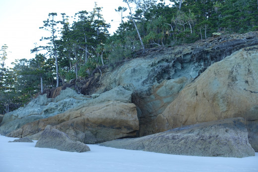 Rocky headland at Tongue Bay