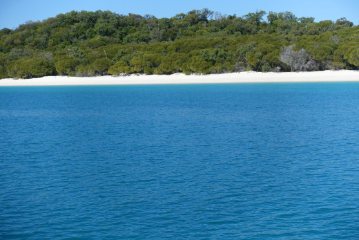 Whitehaven Beach from our anchorage