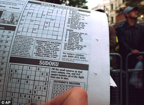 Most newspaper have sections for crossword and sudoku for its readers to answer.