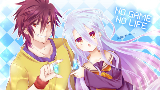 Top Anime Series 2014; No Game, No Life