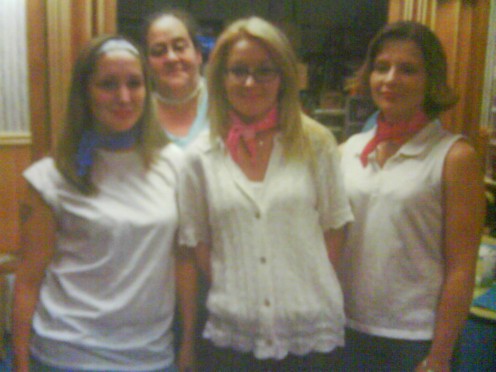 We were dressed up in the 50's for nursing home week for the patients.