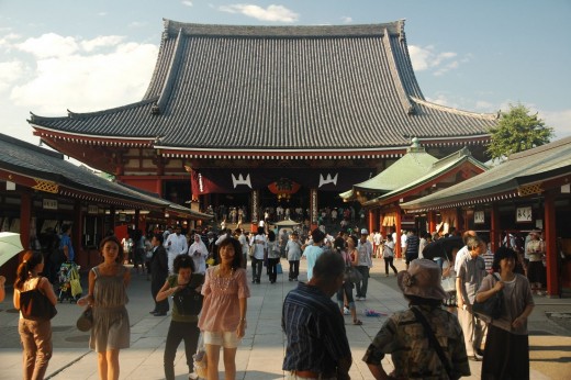 Shrine at Asakusa Tokyo Japan