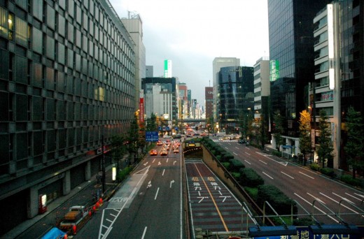 Street View Ginza Tokyo Japan