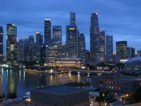 Revel in the Singapore Skyline. 