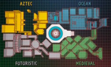 The Crystal Maze Map (Series 4-6)
