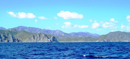 The south east coast of Baja, just below Los Frailes...