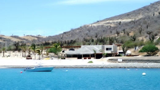 The palapa at Bahia de los Muertos...
