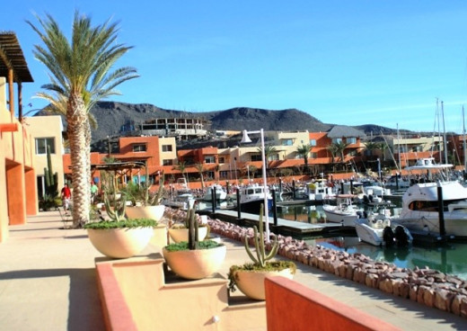 The upper harbor at Marina Costa Baja...