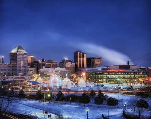 Ice Festival and Winter Carnival in St. Paul Minnesota. The events are held during the end of January and first week of February every year.