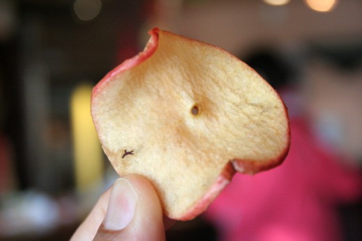 Homemade apple chips