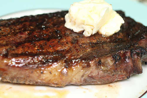 Grilled steak