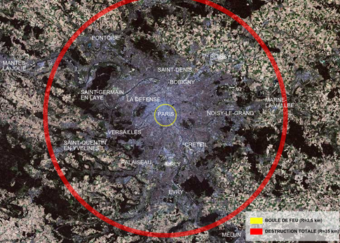 Sorry Paris, (for scale only - do not do this to Paris)