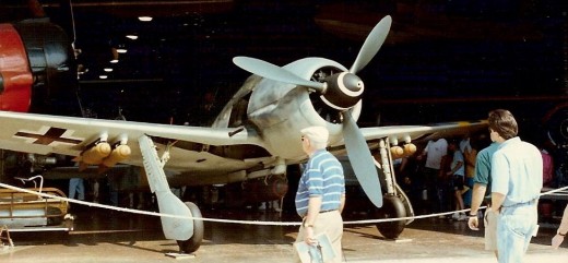 FW-190 at the Paul E. Garber Facility, Silver Hill, Maryland, circa  1985.