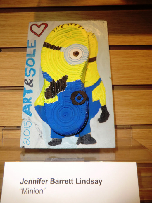 Minion...need we say more! Thinking outside the shoe box!!!