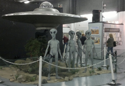 Exhibit At International UFO Museum And Research Center