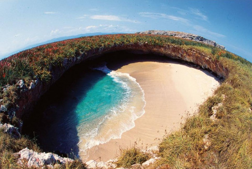 Hidden Beach Underground in Puerto Vallarta, Mexico