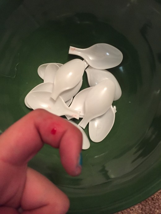 If you are going to use the "bend and snap," wear gloves! :) 