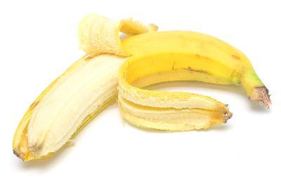 Ripe banana fruit sweetens pancakes and also  nourishes the body with vitamins and minerals.